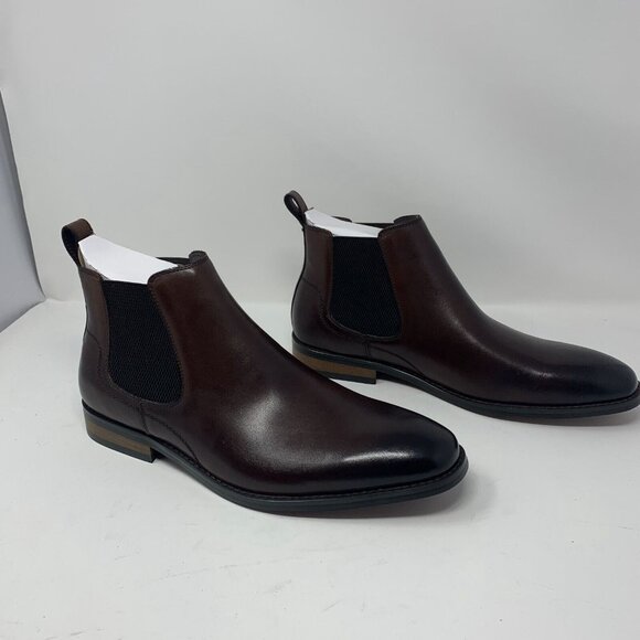 Vintage Foundry Co. Darwin VF1758 Chelsea Boots Men\'s 10 Brown Pull On‎ S0676 main image 8